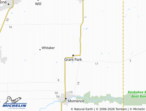 Mapa MICHELIN Grant Park - ViaMichelin
