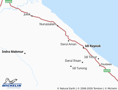 MICHELIN Buket Raya map - ViaMichelin