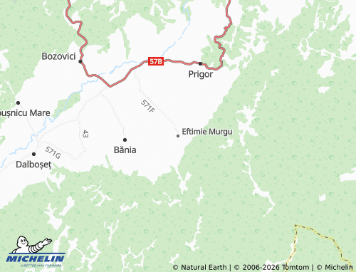 Mappa MICHELIN Eftimie Murgu - ViaMichelin