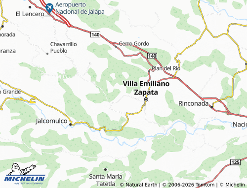 MICHELIN Del Bosque map - ViaMichelin