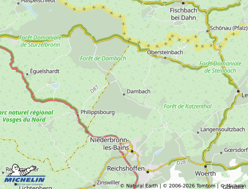 Mapa MICHELIN Dambach - ViaMichelin
