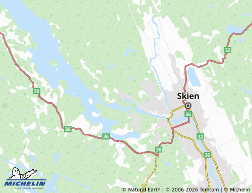 MICHELIN Skotfoss map - ViaMichelin