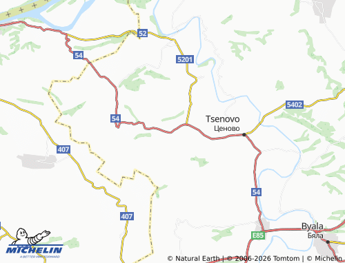 Mapa MICHELIN Piperkovo - ViaMichelin