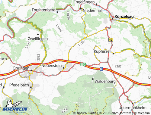 Mapa MICHELIN Löschenhirschbach - ViaMichelin