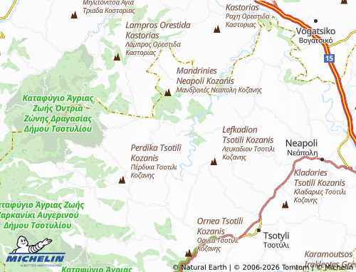Carte MICHELIN Mesolongos - ViaMichelin