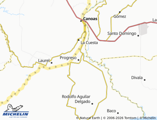 Kaart MICHELIN Progreso - ViaMichelin