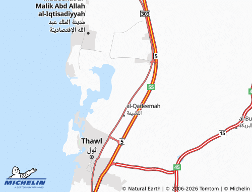 Carte MICHELIN Al Mashriq - ViaMichelin