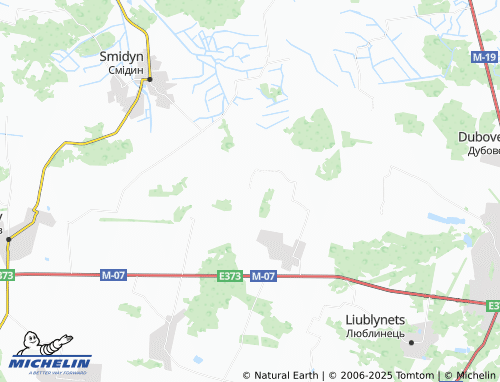 MICHELIN Krasnodubia map - ViaMichelin