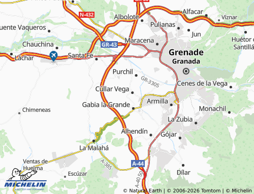 MICHELIN Híjar map - ViaMichelin