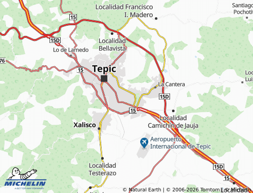 Mappa MICHELIN Valle del Country - ViaMichelin