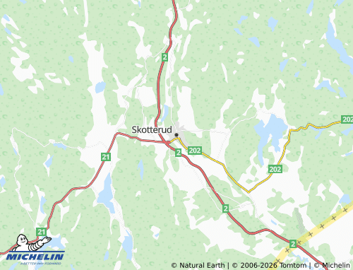 MICHELIN-Landkarte Skotterud - ViaMichelin
