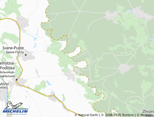 MICHELIN Milivtsi map - ViaMichelin