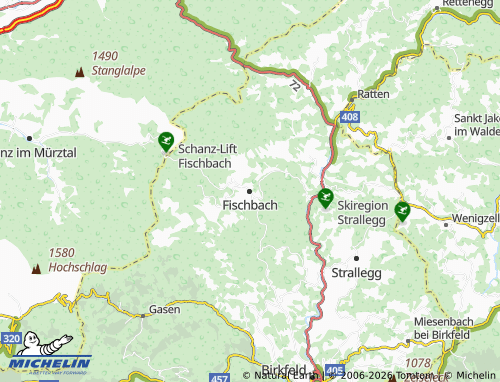 Carte MICHELIN Fischbach - ViaMichelin