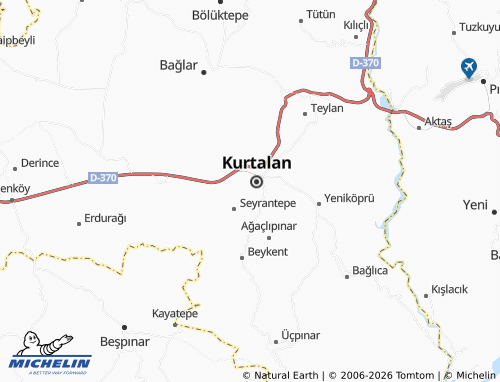 Mappa MICHELIN Kültür - ViaMichelin