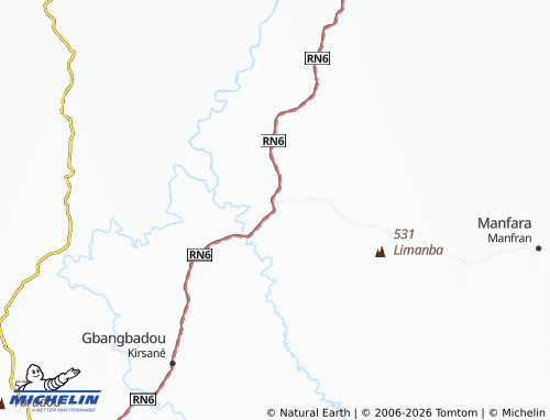 Mappa MICHELIN Koundia - ViaMichelin