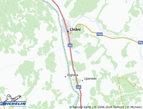 Mapa MICHELIN Bucenieki - ViaMichelin