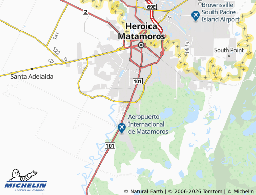 Mappa MICHELIN Aeropuerto - ViaMichelin