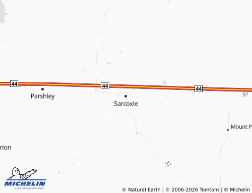 Mapa MICHELIN Sarcoxie - ViaMichelin