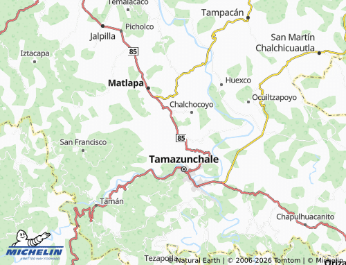 MICHELIN Texquitote Primero map - ViaMichelin