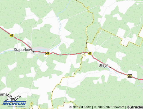 Carte MICHELIN Odrowąż - ViaMichelin