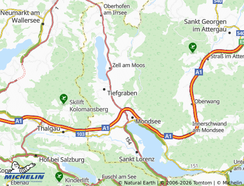 MICHELIN Guggenberg map - ViaMichelin