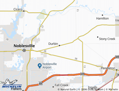 Mappa MICHELIN Durbin - ViaMichelin