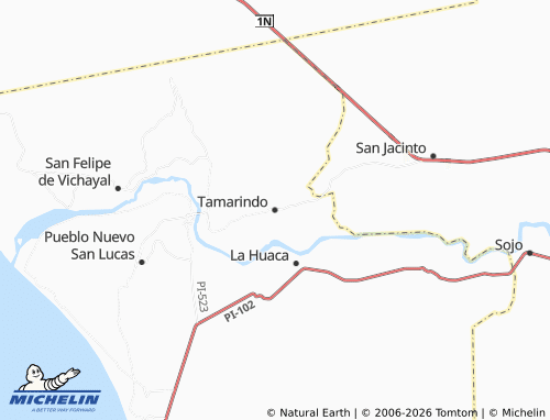 Mappa MICHELIN Tamarindo - ViaMichelin