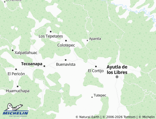 MICHELIN Cruz Quemada map - ViaMichelin