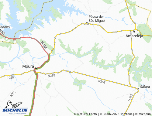 MICHELIN Limpo map - ViaMichelin