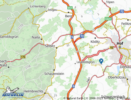 MICHELIN Rothenbürg map - ViaMichelin