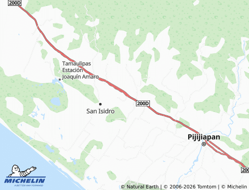 MICHELIN Ejido Monte Cristo map - ViaMichelin