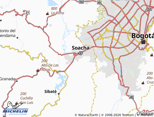 Mappa MICHELIN El Futuro - ViaMichelin