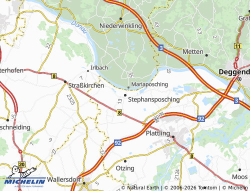 Mappa MICHELIN Stephansposching - ViaMichelin