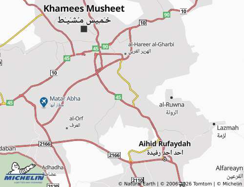 MICHELIN-Landkarte al-Waqbah - ViaMichelin