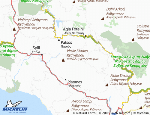 MICHELIN Gerakari map - ViaMichelin