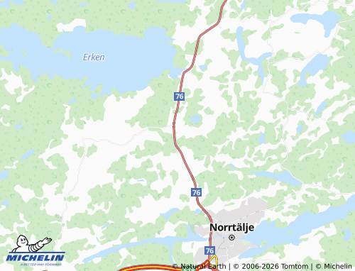 Mappa MICHELIN Västra Eka - ViaMichelin