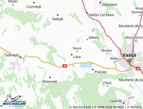 MICHELIN-Landkarte Laza - ViaMichelin