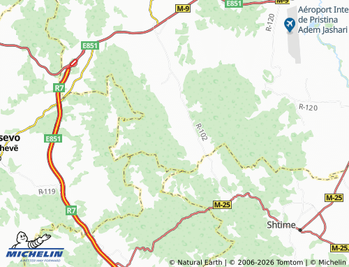 Carte MICHELIN Shalë - ViaMichelin