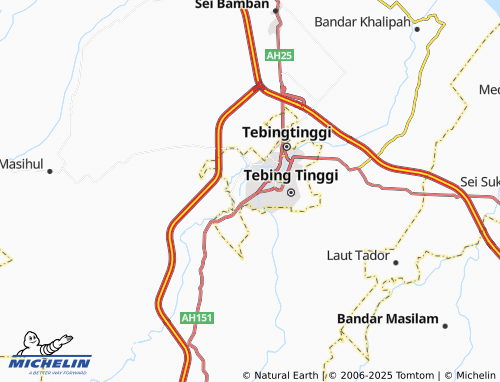 MICHELIN Pelita map - ViaMichelin