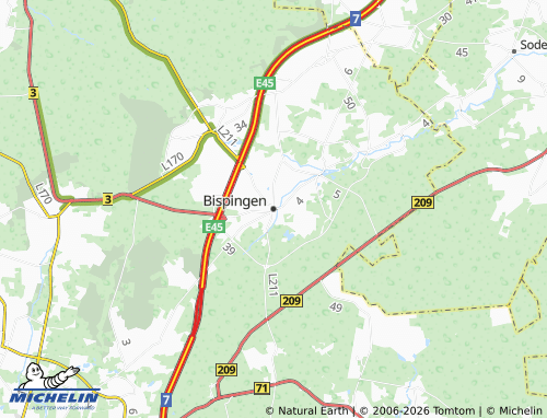 MICHELIN Bispingen map - ViaMichelin