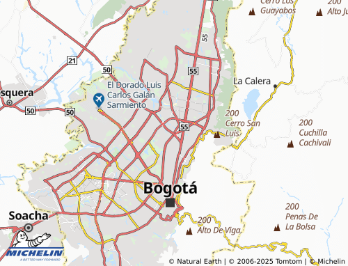 MICHELIN Escuela Militar map - ViaMichelin