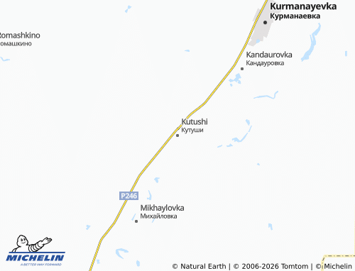 MICHELIN-Landkarte Kutushi - ViaMichelin