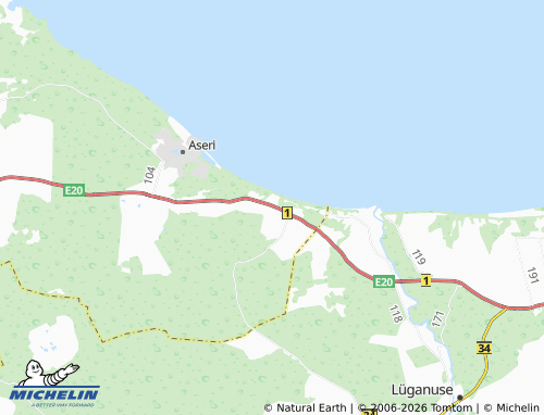 Carte MICHELIN Kõrkküla - ViaMichelin