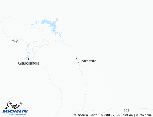 MICHELIN Juramento map - ViaMichelin