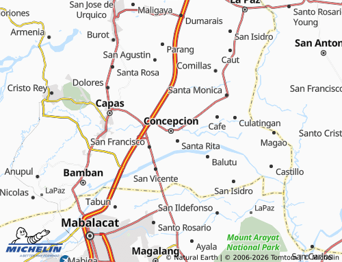 MICHELIN Concepcion map - ViaMichelin