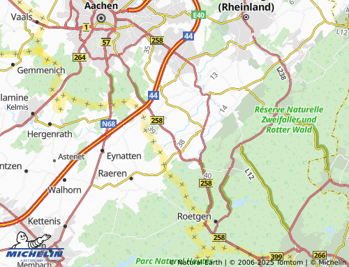 MICHELIN Eisenhütte map - ViaMichelin