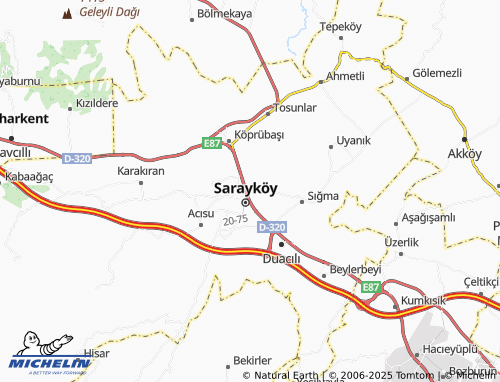 Mapa MICHELIN Cumhuriyet - ViaMichelin