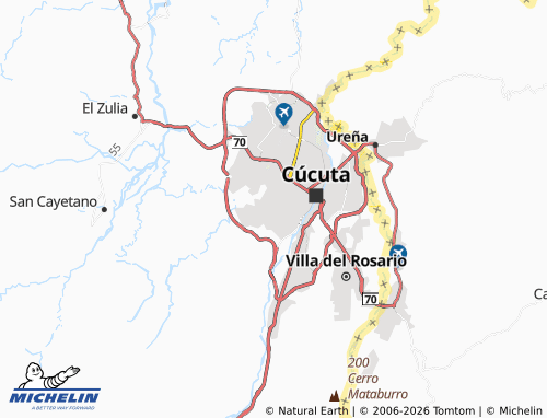 MICHELIN San José map - ViaMichelin