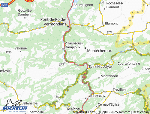 MICHELIN-Landkarte Liebvillers - ViaMichelin