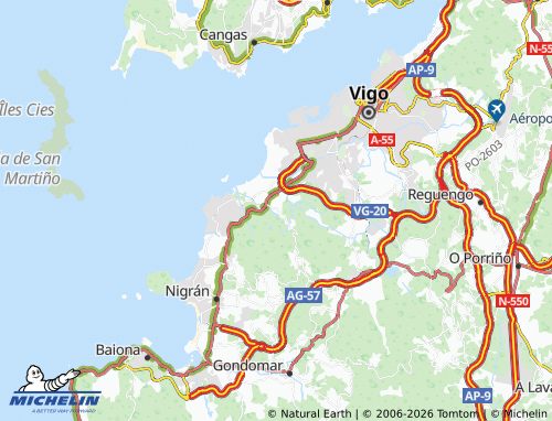 MICHELIN-Landkarte Luz - ViaMichelin
